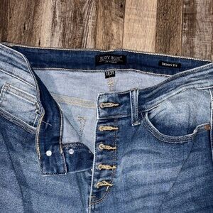 Judy Blue Button-Fly Denim Jeans skinny fit 13/31